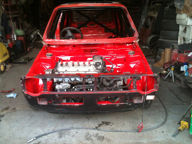 Mk1 Golf Four Wheel Drive With Mk5 R32 Turbo Lump Under